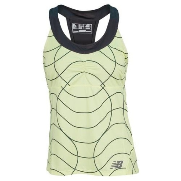 New Balance Tops - New Balance Yellow Racerback Tank Small S NWT